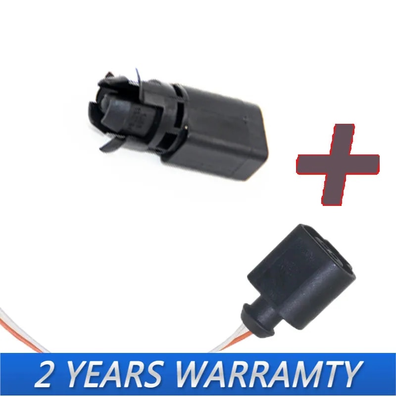 Plug-1J0919379A 1J0 919 379 A Ambient Outside Air Temperature Sensor With 2 pin Connector Plug For Volkswagen AUDI SEAT SKODA. 