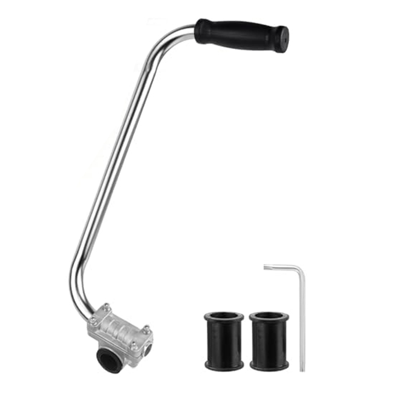 Trimmer Handle, Ergonomic Trimmer Handle, Handle Extension with Stand Clamp,Multifunctional Garden Lawn Mower Handle Durable Easy Install