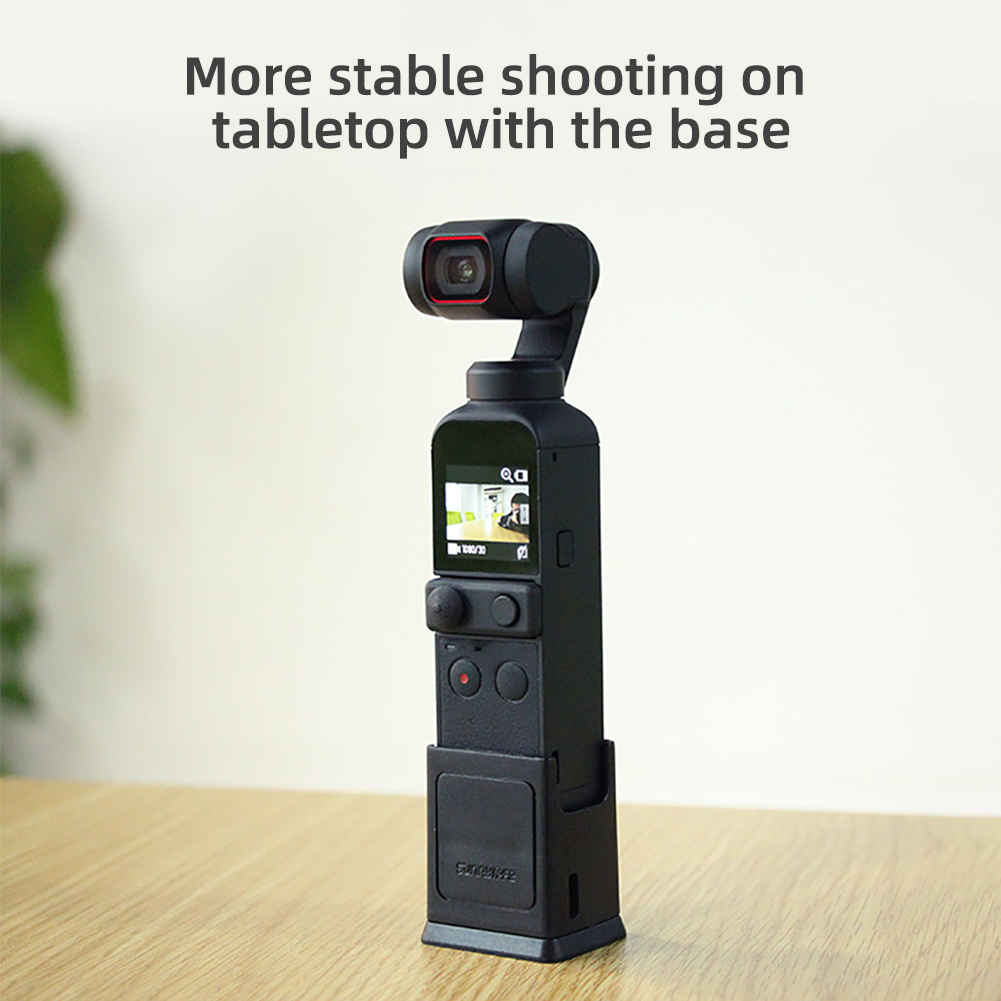 Potable Gimbal Camera Battery Charger for DJI POCKET 2/OSMO POCKET Charging Base 1/4 Mount Adapter Gimbal Tripod Accessaries. 