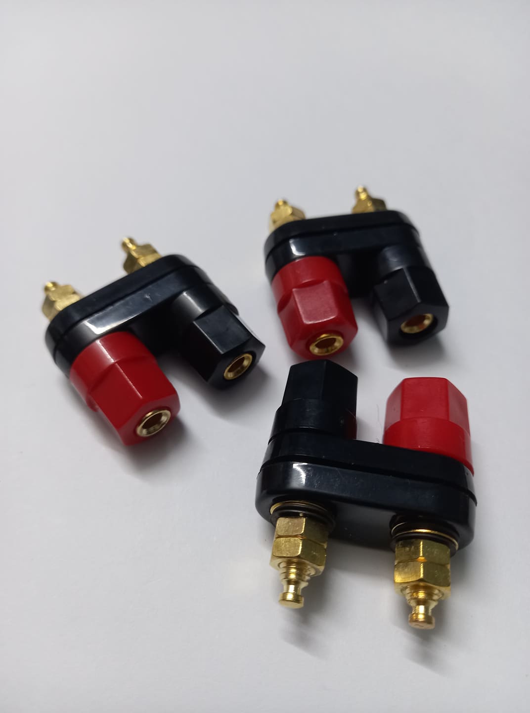 M5 Dual Binding Post Terminals M5 Thread Power Amplifier Speaker Connector 2-Way Banana Plug Jack Socket Red Black Audio Amplifiers 4mm Banana Plug Terminal Electrical Circuitry & Parts. 