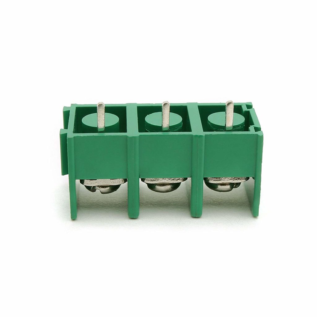 3Pcs- 3Pin 8.5mm GREEN Color 3 Pin Plug-In PCB Mount Straight Screws Terminal Block Connector 8.5mm Pitch Socket Strips For Arduino Cables Connectors Electronics Circuitry & Parts. 