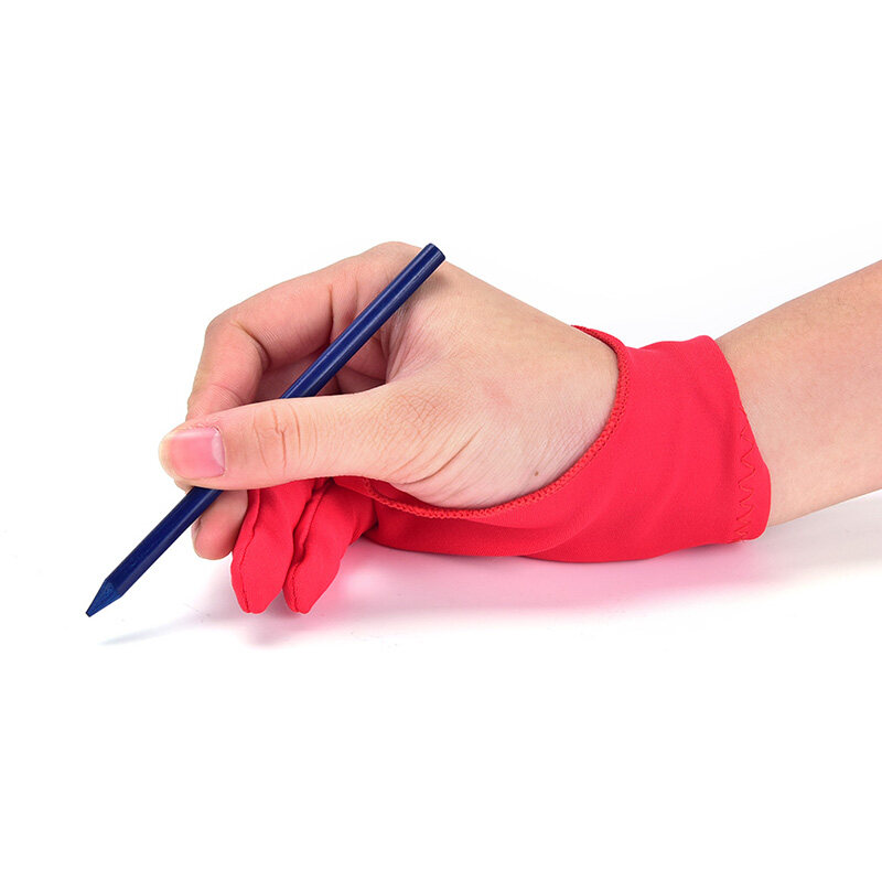 1pc Two Finger Anti-fouling Glove For Artist Drawing & Pen Graphic Tablet Pad. 