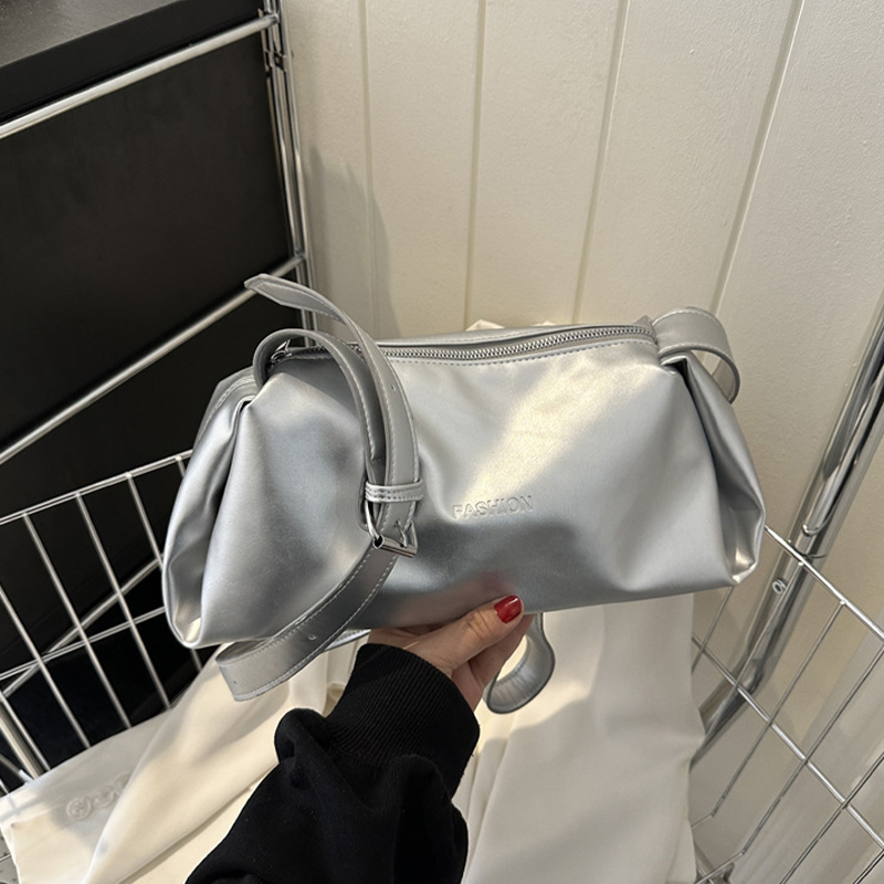 New Single Shoulder Diagonal Straddle Bag Simplified Casual Pillow Bag Mzea. 