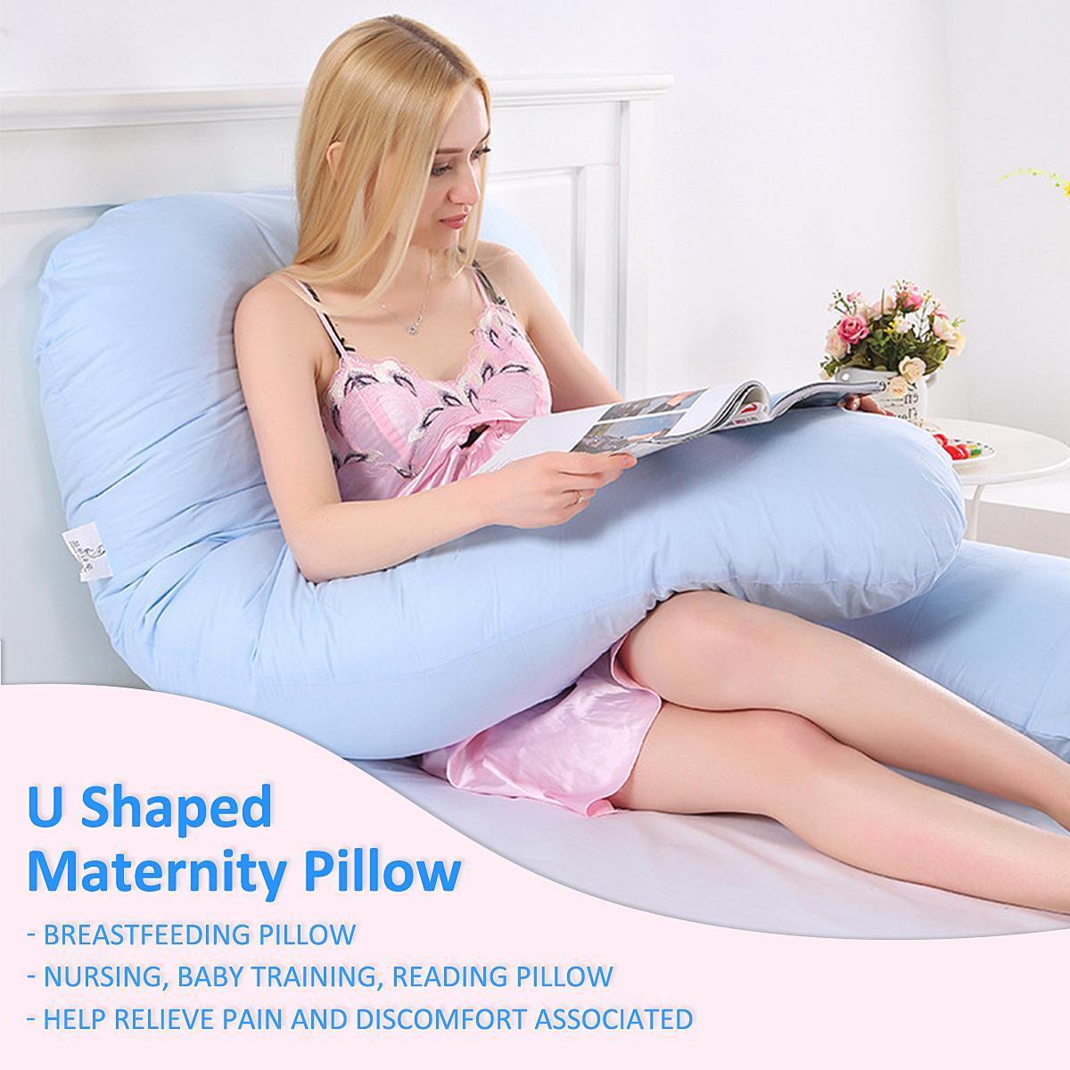 U Shaped Body Pillow Belly Maternity Pregnancy Nursing Feeding