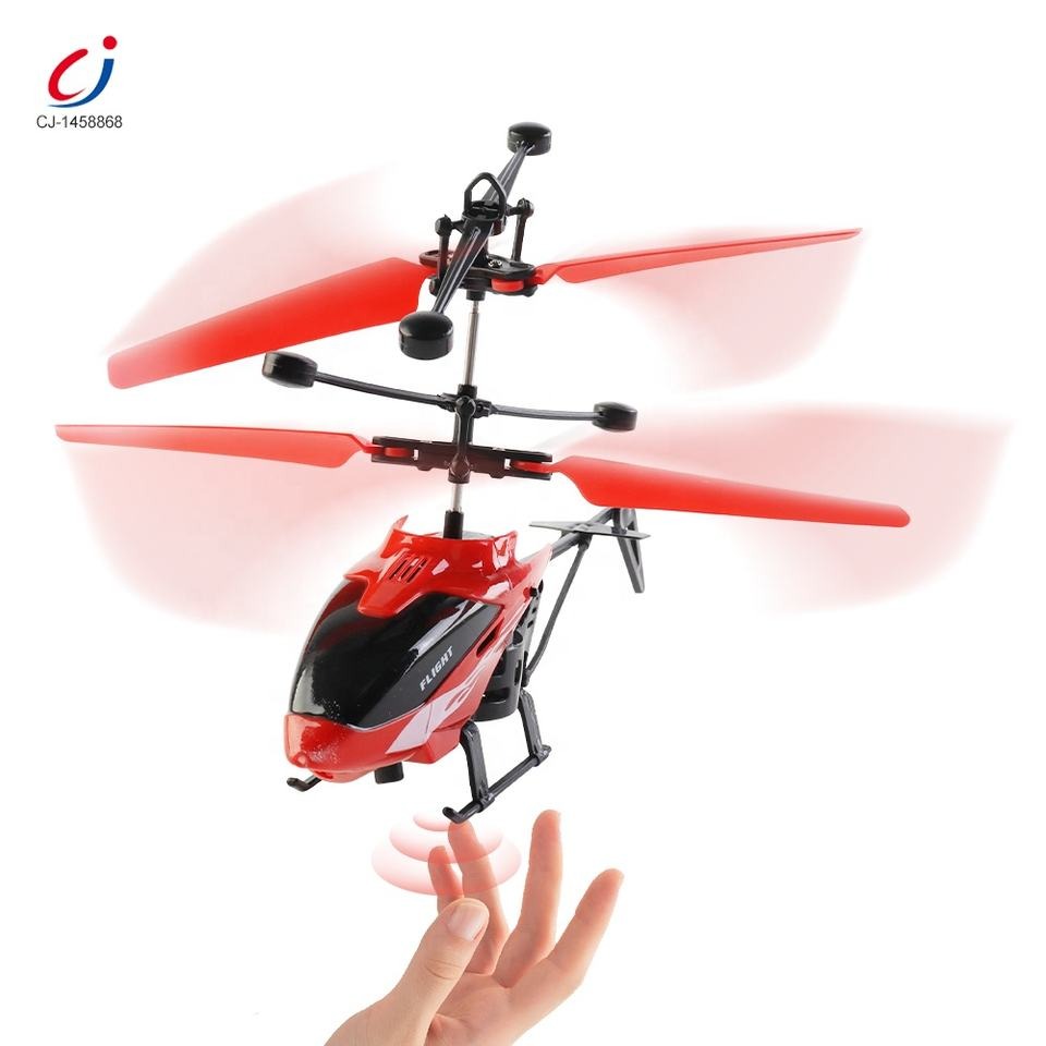 Helicopter Sensor Remote Control Helicopter-Mini Flying Hand Sensor Helicopter Aircraft Suspension Induction LED Light Kids Toy Gift. 