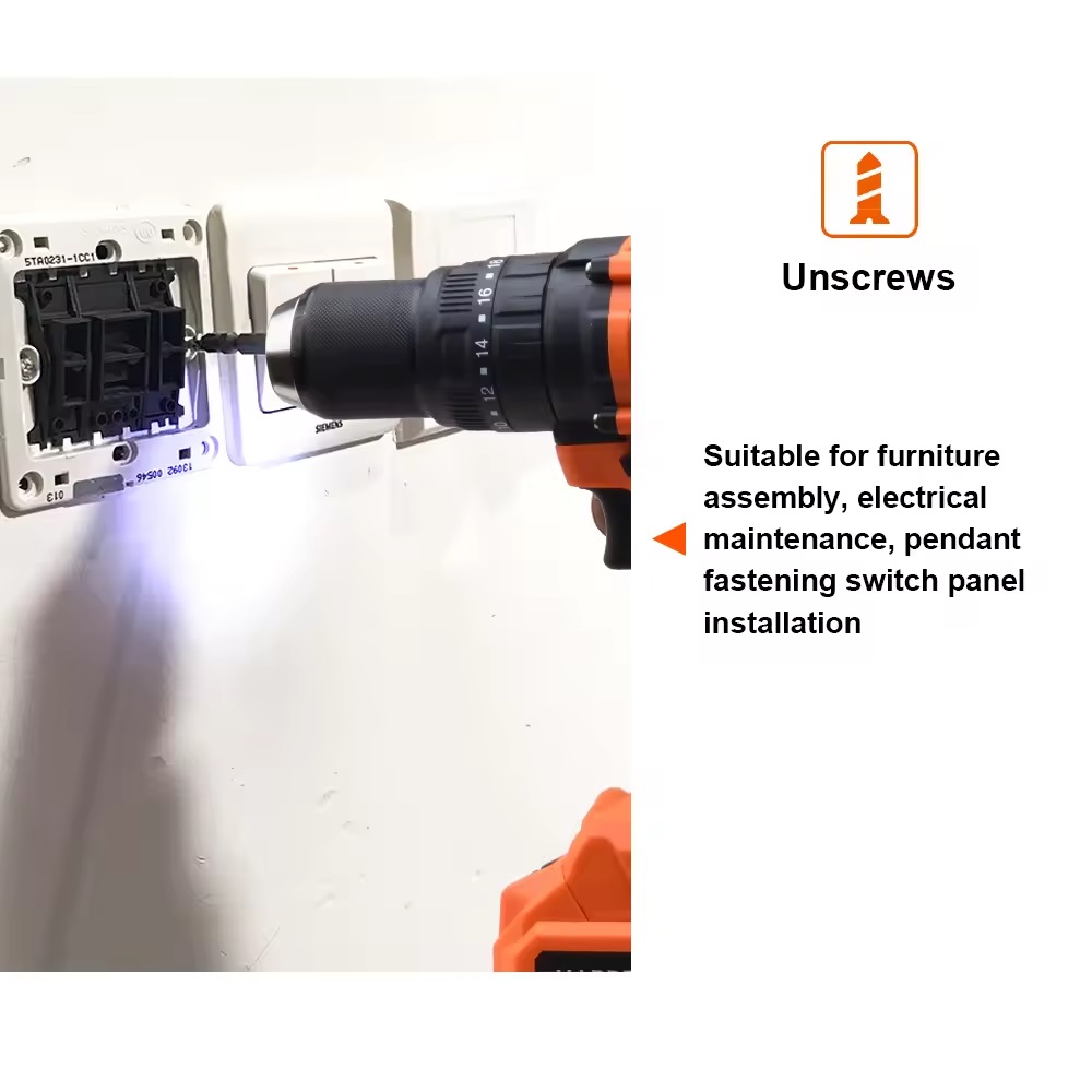 HARDEN 20V Brushless Motor Cordless Drill Machine, impact wrench, Cordless Screwdriver Top quality High Quality Model: 758228. 