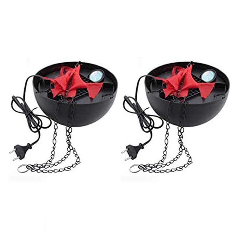 PDTYMWNG 2X 3D Fake-Fire Light,Hanging LED Flame Light,Artificial LED Silk Flame Stage Effect Light Realistic Campfire Lamp Prop