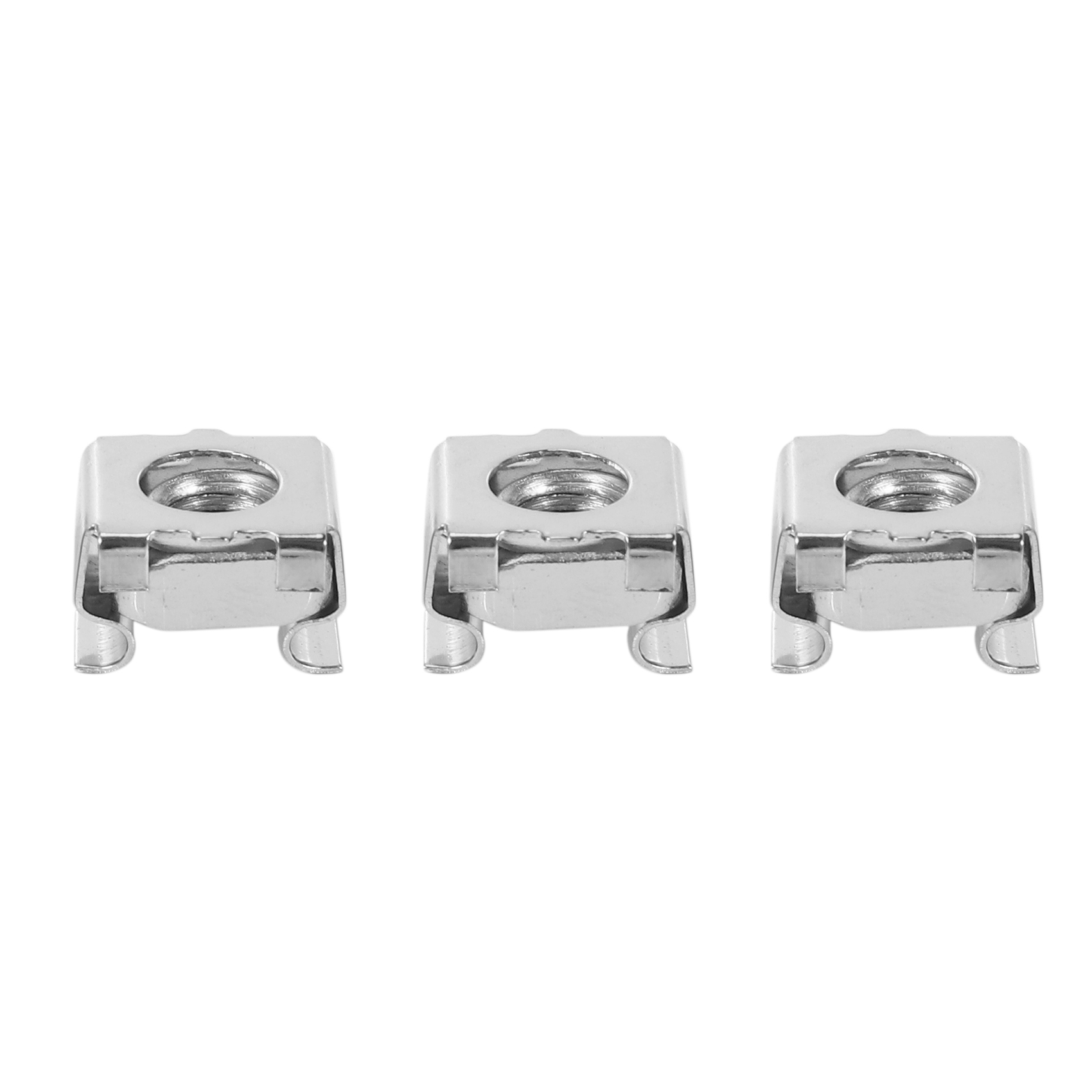 100 Sets M6 Square Hole Hardware Cage Nuts&Mounting Screws Washers for Server Rack and Cabinet(M6 x 20mm). 