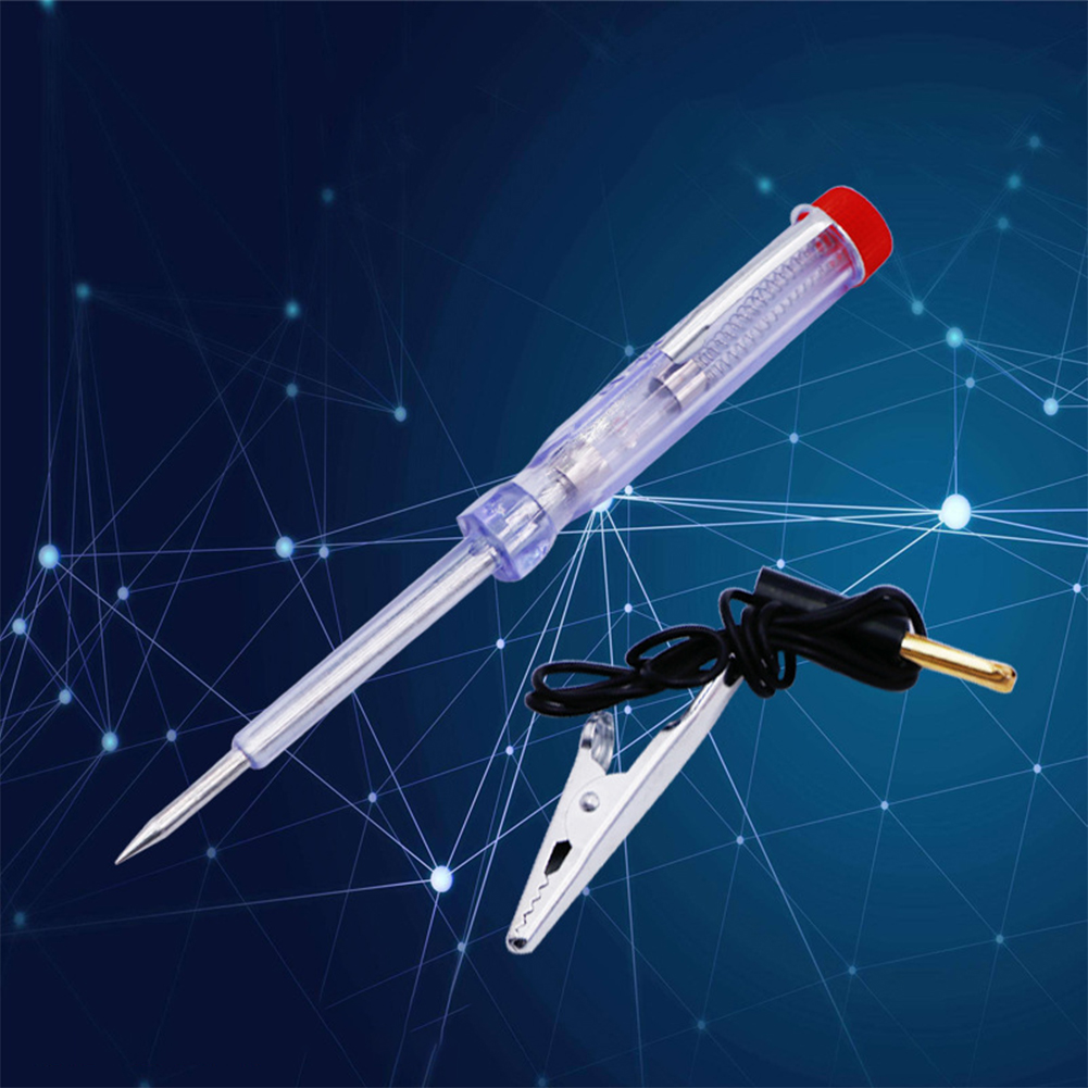 SL Dc 6-24v Car Tester Fuses Circuits Light Socket Tester Transparent Circuit Test Pen Modification Repair Tool. 