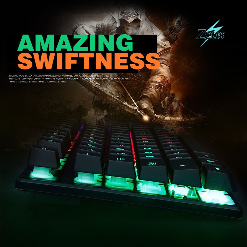 COD Zeus Gaming Keyboard and Mouse with free Mouse pad 3C SHOP. 