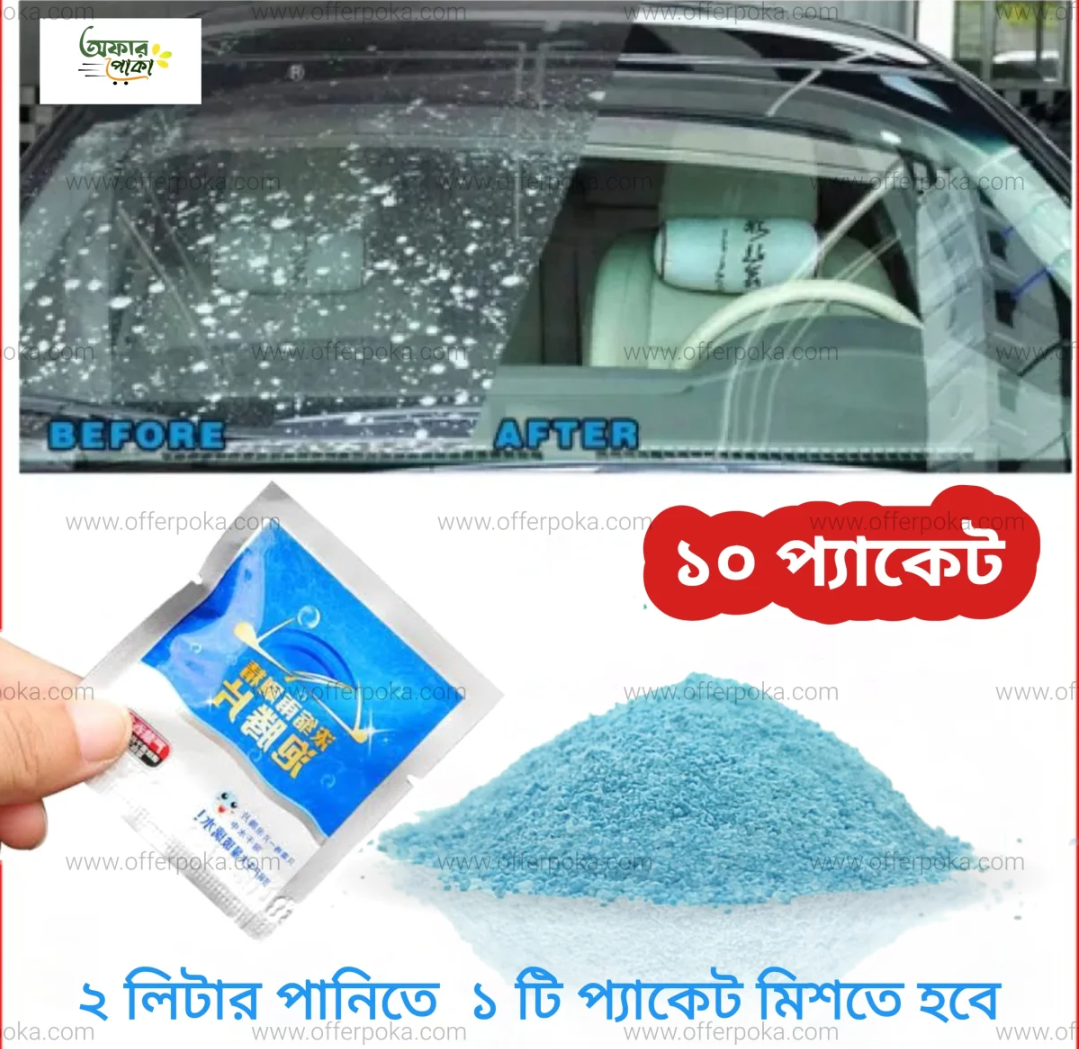 10 PCS Car Windshield Glass Washer Cleaner Compact Effervescent Powder Detergent Car Beauty Tool Car Accessaries
