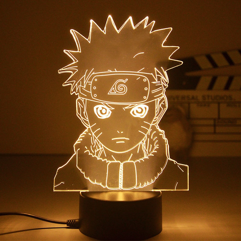 Abajur De Mesa De Led Naruto Kakashi Perfil