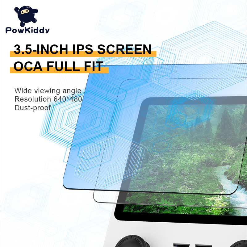 POWKIDDY RGB20S 256G 40000 Game Handheld Devices Pocket Retro Console -Option -White 16G-256G-Option -White 16G-256G. 