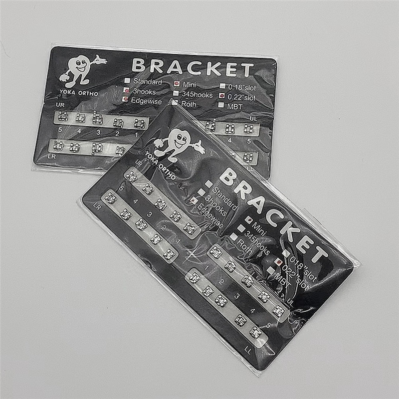 Fake Braces Braces Wax Braces Kit 10 Sheets/Pack 200 Pcs of Brackets Mini 0.022 with Hook 3. 