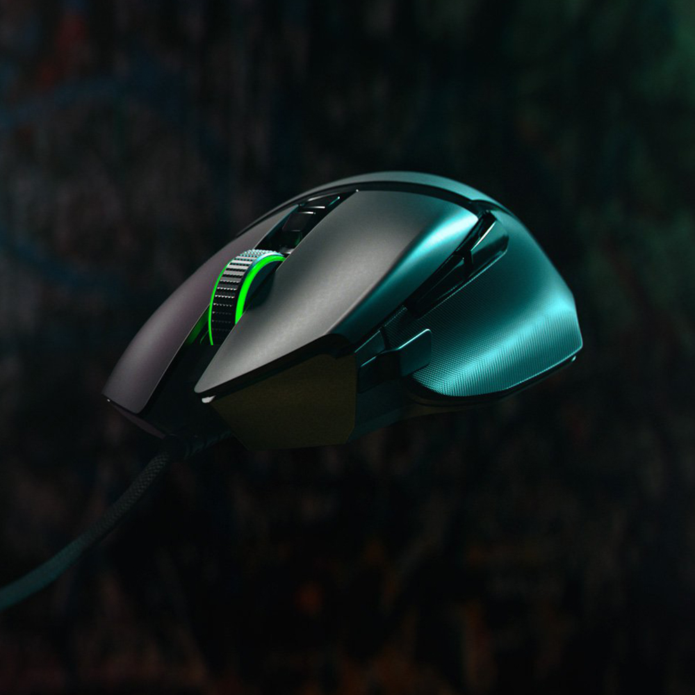 Razer Basilisk V2 Gaming Mouse 20000 DPI Optical Sensor Chroma RGB Lighting 11 Programmable Buttons Customizable Scroll Resistance Right-handed Mouse Mice Black. 
