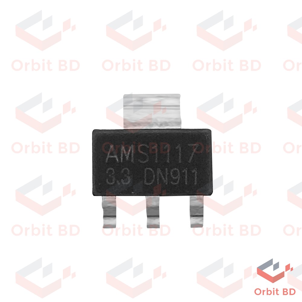 AMS1117 LM1117 1117 3.3V 1A SMD 4Pin SOT-223 Package Voltage Regulator IC DIY Electrical Circuitry & Parts. 