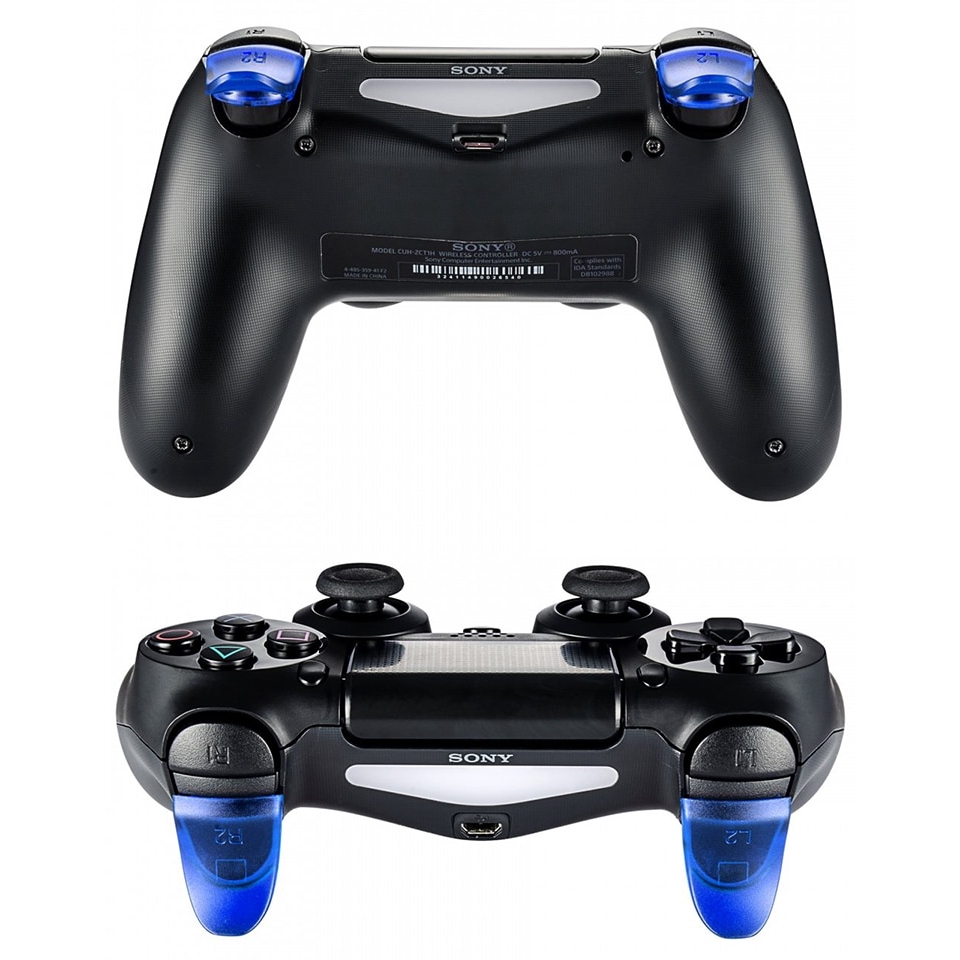 DATA FROG 1 Pairs L2 R2 Buttons Trigger Extenders Gamepad Pad for PlayStation 4 PS4/PS4 Slim/Pro Game Controller Accessories. 
