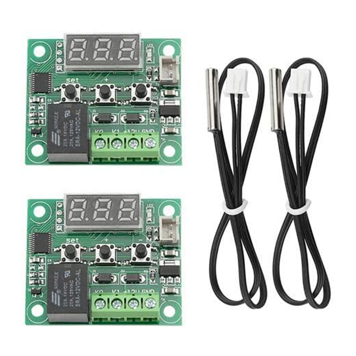 W1209 Incubator Temperature Controller for Mini Egg Incubator - Automatic Temperature Control -Controller Supply: 12V DC  Control Range: -50 to 110. 