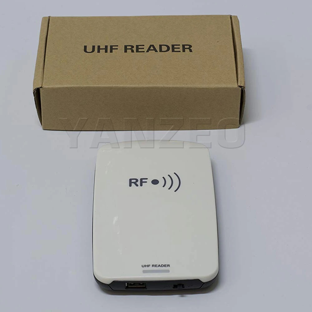 Yanzeo SR3308 UHF RFID Tag Reader ISO18000-6C Protocol 860Mhz~960Mhz USB UHF RFID Tag Reader Free SDK+UHF RFID Card. 