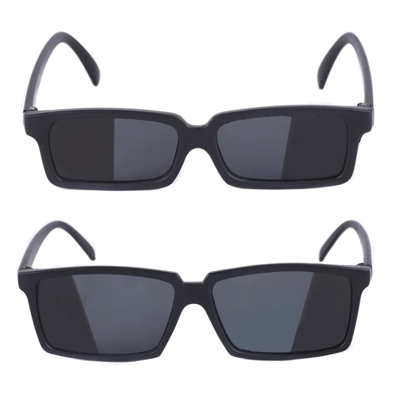 【Lejia】Glasses for Behind You Glasses Rear View Mirrors Rear View Sunglasses Costume Fun Party Favors K. 