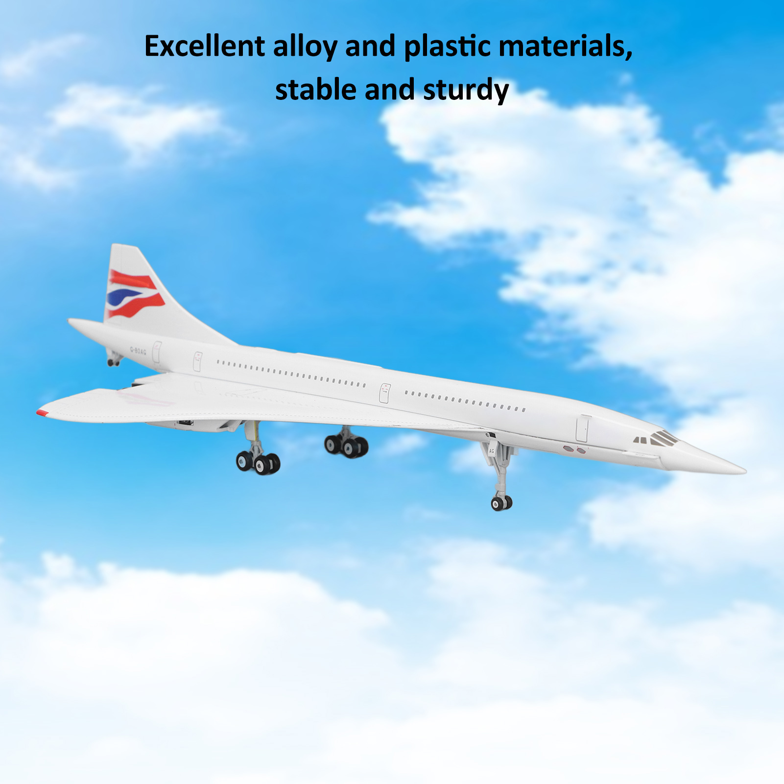 Airplane Model, 1:200 Scale Alloy Plane Model for Collection. 