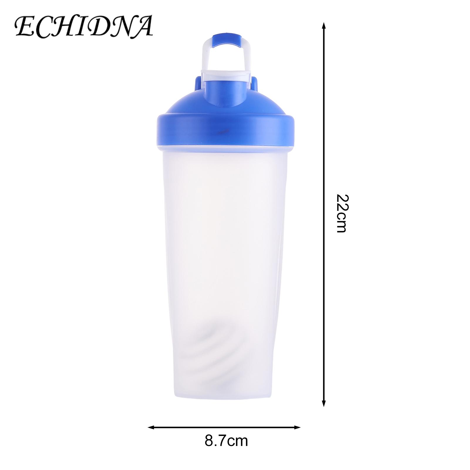 Smoothie Shaker Bottle 600ml Protein Shaker Bottle with Wire Whisk Ball Bpa-free Secure Shaker Cup Food Grade Mixer Bottle with Handle Best Shaker for Fitness Enthusiasts Bpa-free Shaker. 