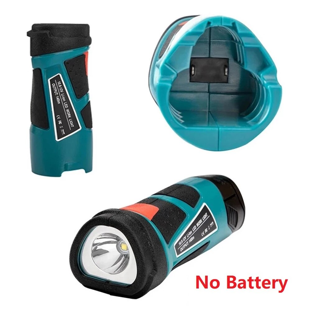 3W 10.8V-12V Handheld Worning Light Work Lamp Flashlight Torch LED Light for For Bosch Lithium Rechargeable Excluded Battery. 