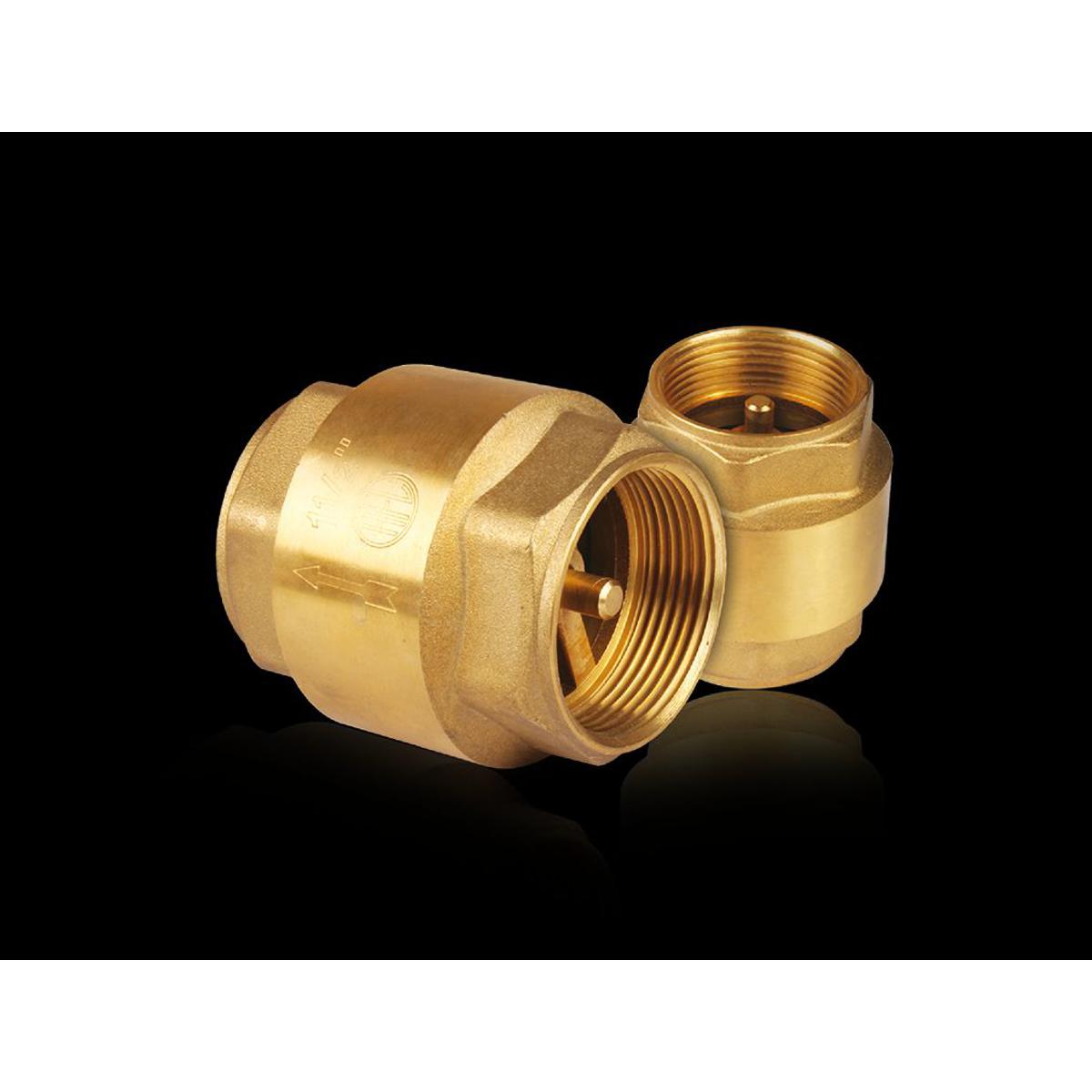 spring check valve 1/2" half inch bs swing check valve spring brass check valve motor water supply valve cp