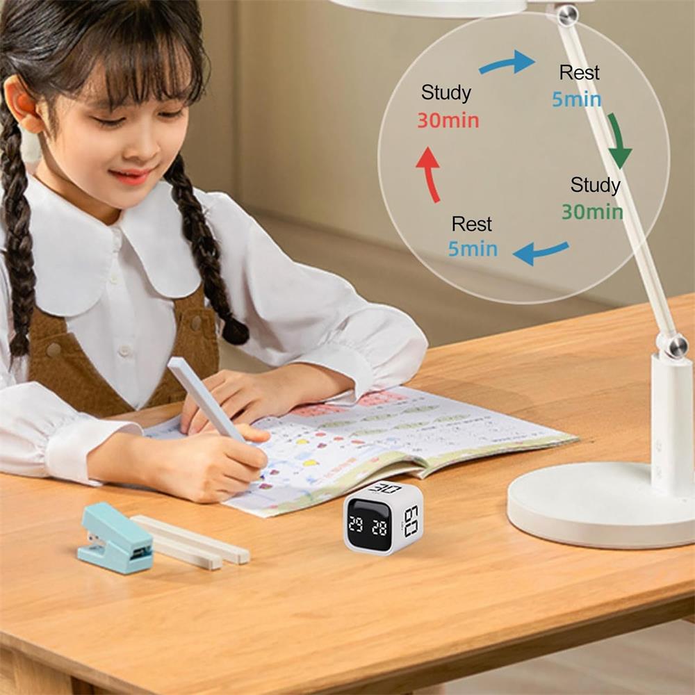 Gravity Sensor Flipping Timer Digital Timer Manual Countdown Alarm Clock Mechanical Cooking Timer Cooking Shower Study Stopwatch. 