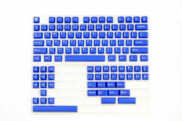 Aifei two-color semi-transparent neon red transparent blue transparent green transparent black gold keycaps original mechanical keyboard green claws. 