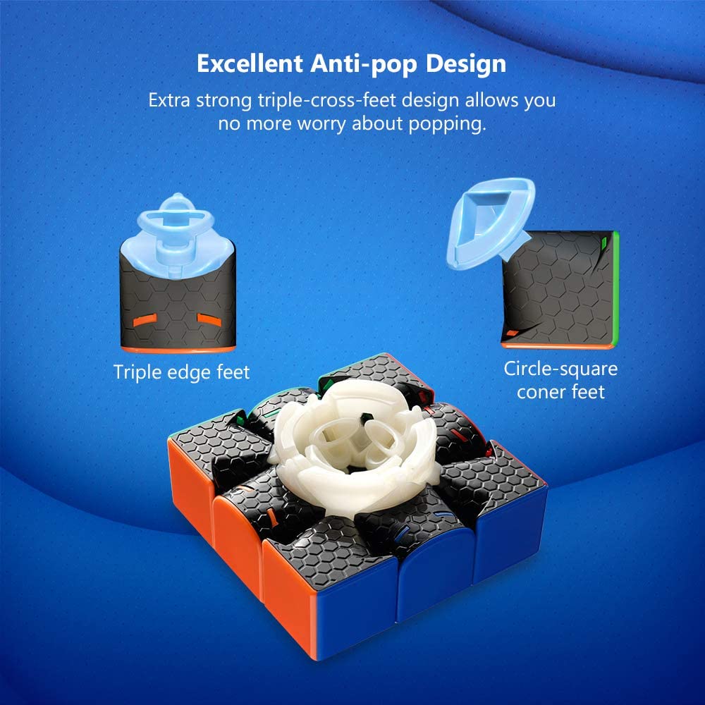 【happy one】GAN 356 R S Speed Cube Gans 356RS 3x3 Stickerless 3x3 Speedcube. 