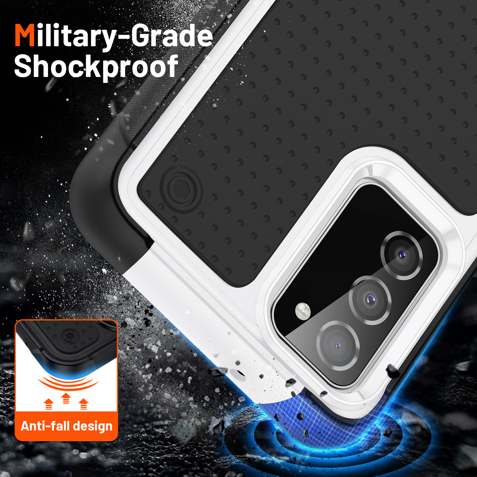 Applicable A03S 165 Phone case Hardened Anti-Scratch Protective Sleeve Elegant Phone Case. 