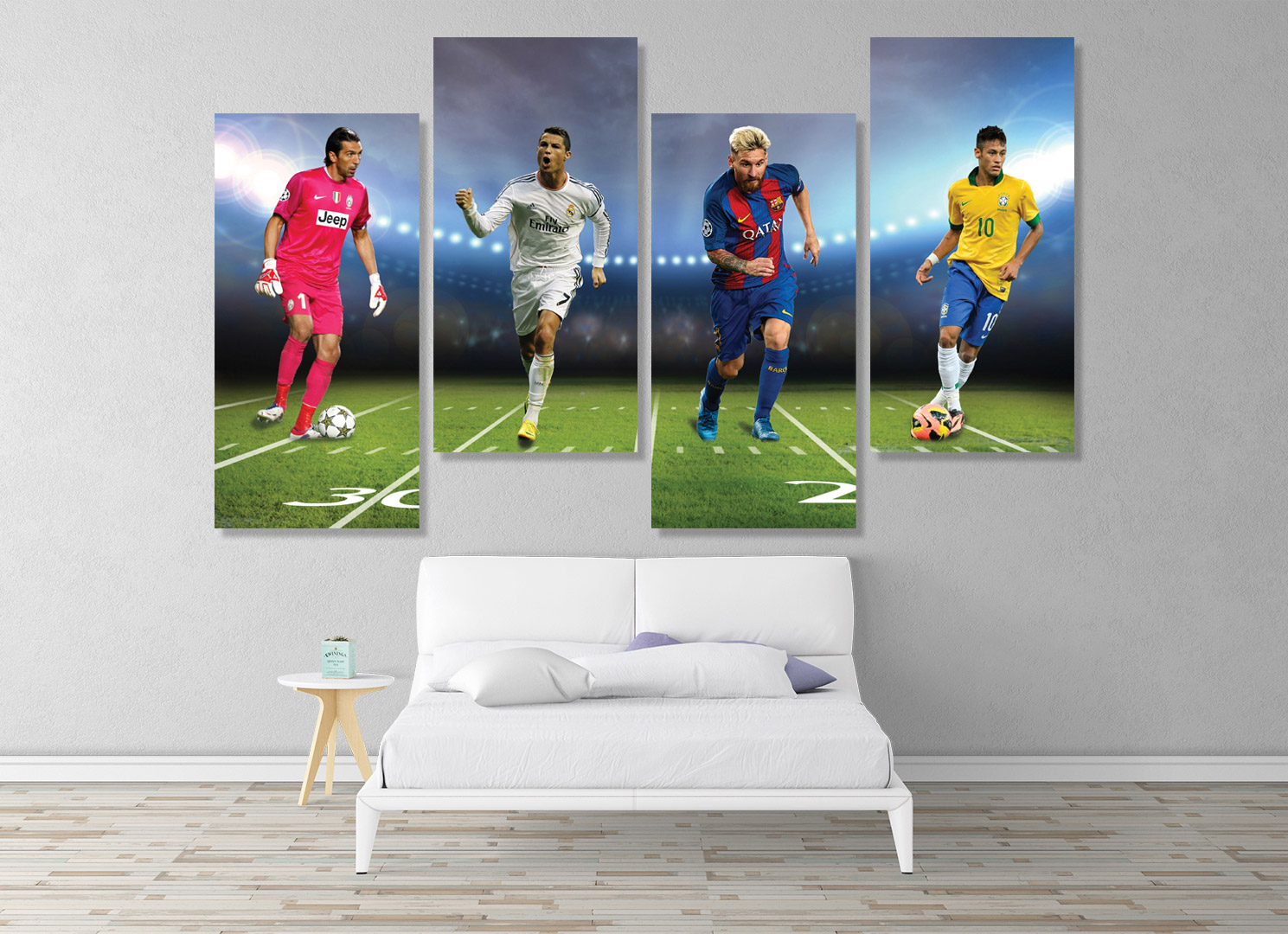 CNVS-338  60″ inch x 36″ inch   Football Star Wall Canvas Art Prints. 