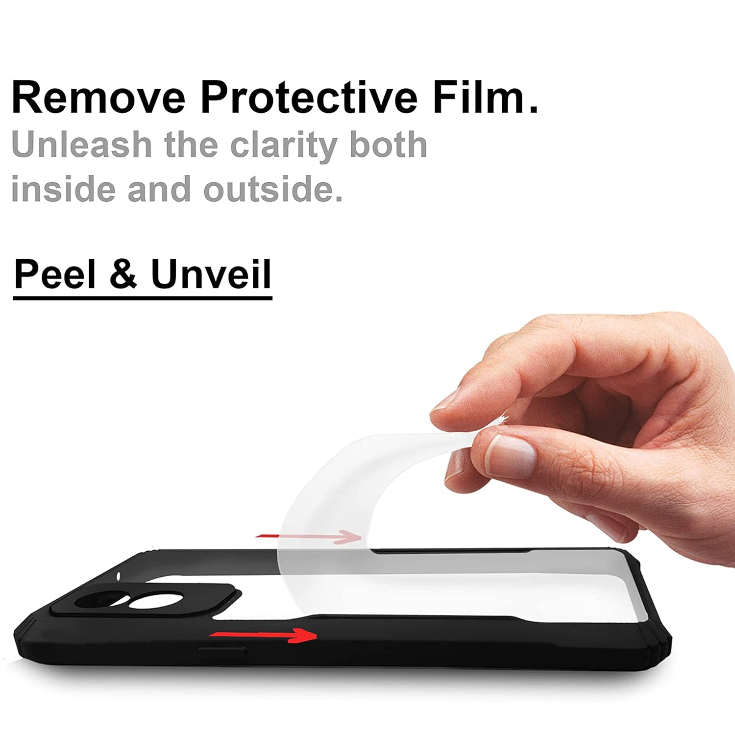 Infinix Zero 30 4G Edge-Reinforced Shockproof Cushion Back Clear Hybrid Transparent Hard Cover Casing. 