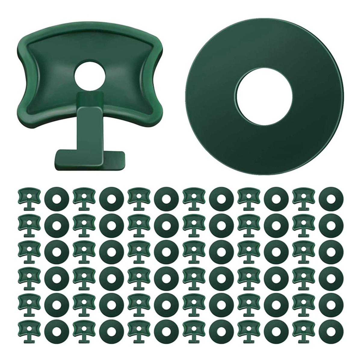 200Pcs Greenhouse Plastic Twist Fixing Clips and Washers for Insulation and Bubble Netting Shading to Greenhouses