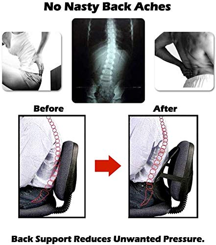 Back Pain Relief Lower Back Support for Chair Back Rest for Office Back Support. 