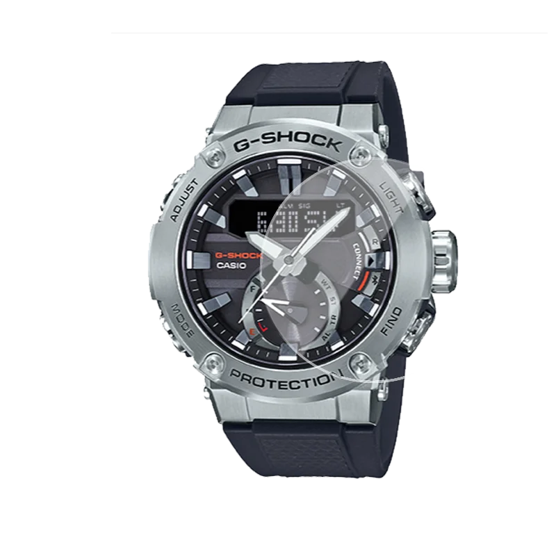 Bruni 2x Proteggi Schermo per Casio A1000MPG-9EF Pellicola Protettiva