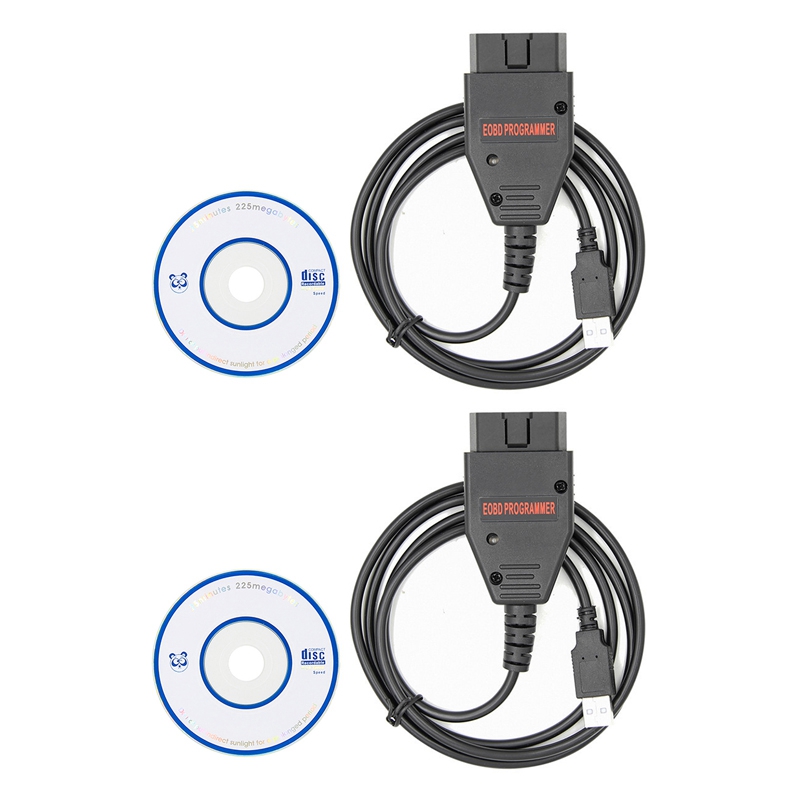 2X Eobd2 Flasher Galletto 1260 Cable Auto Chip Tuning Interface Remap Flasher Programmer Tool. 