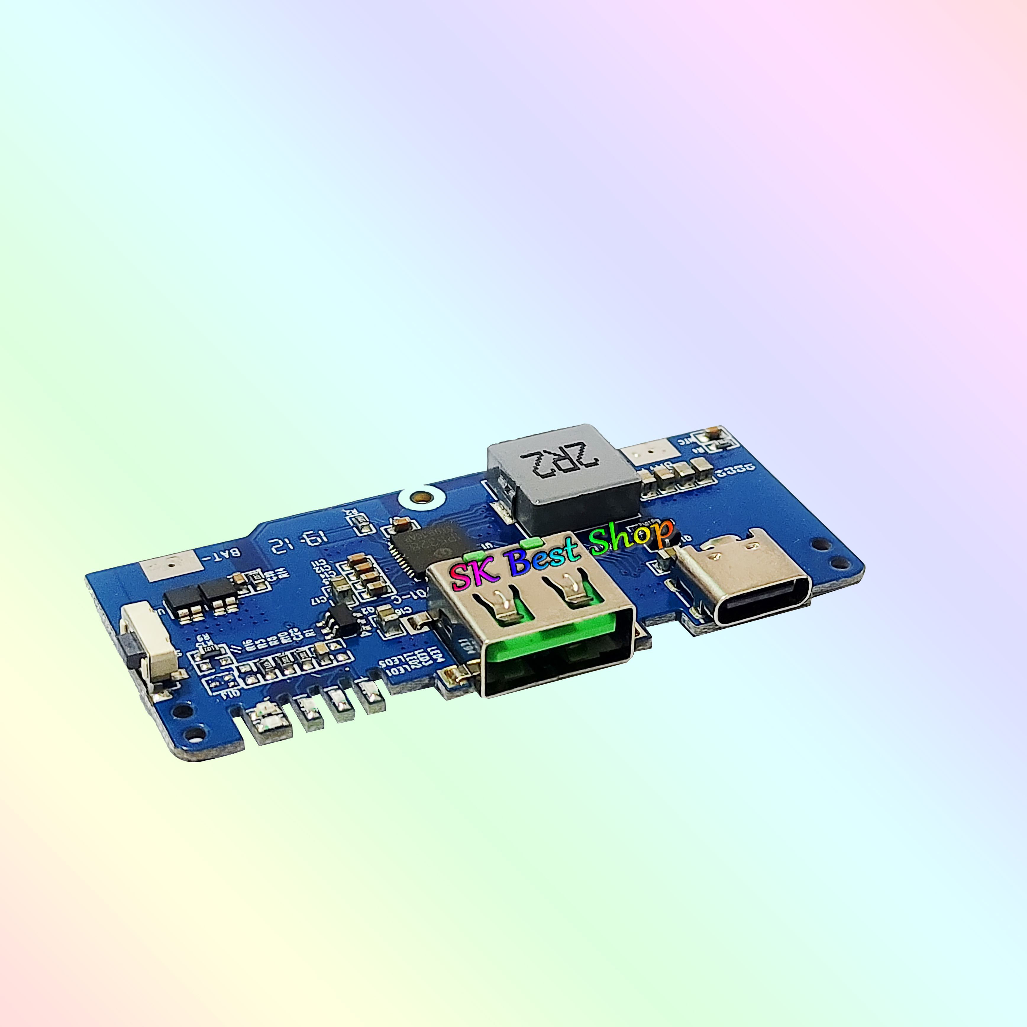 Quick Charge Power Bank Circuit Fast Charging  Input Type C Charging Port Power Bank Circuit. 