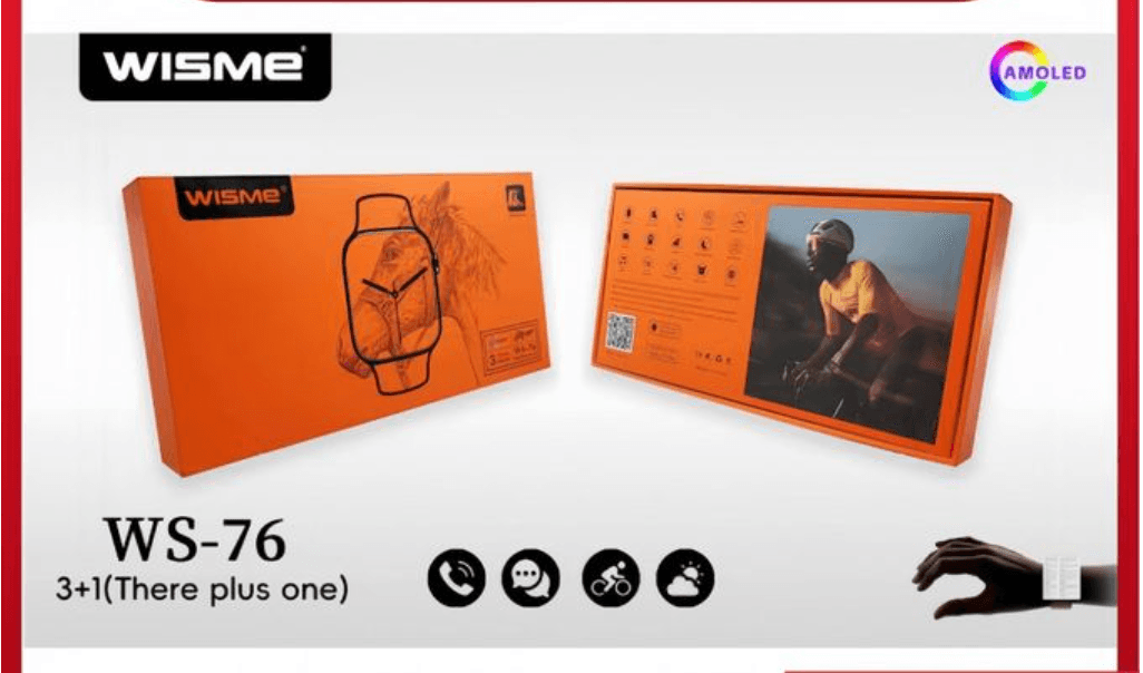 Wisme WS-76 Multifunctional Smart Watch. 