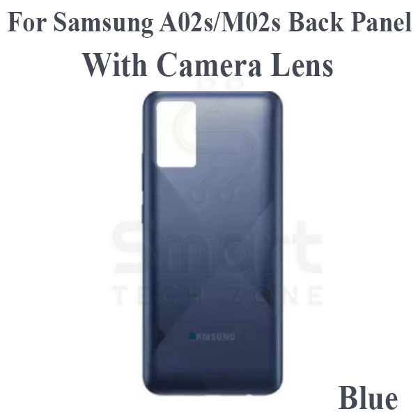Samsung GalaxyA02s M02s Back Panel/Backshell/ Casing + With Camera Lens + Side Buttons With Logo-All Colors Available. 