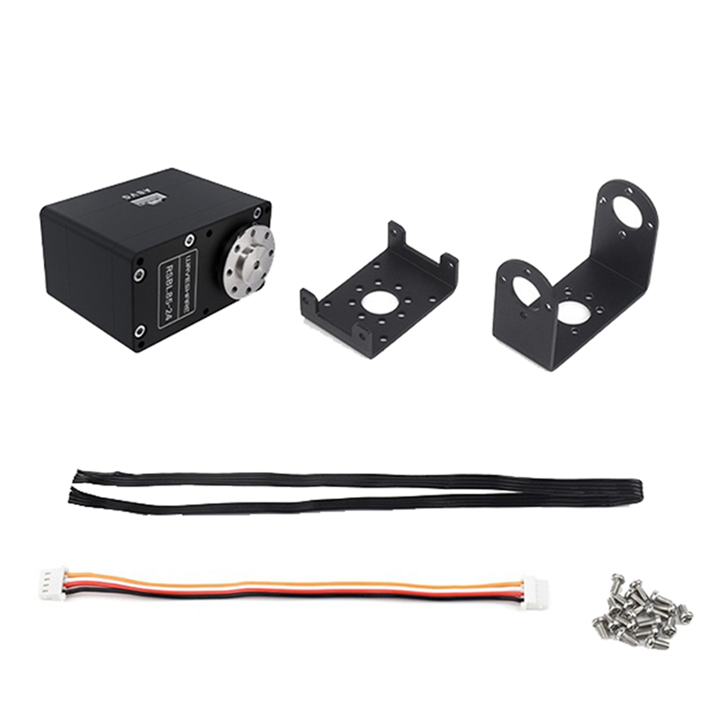 NAMUNY 85KG.cm Motor Aluminum Alloy High Precision High Torque Programmable 360° Magnetic Encoder RS485 Servo Motor,A