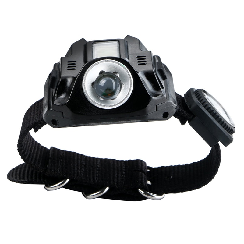 Watch Flash Light Led  LED clock tactical USB Chng Wrist Model Tactical Rechargeable with   Outdoor lamp - Multicolor. 