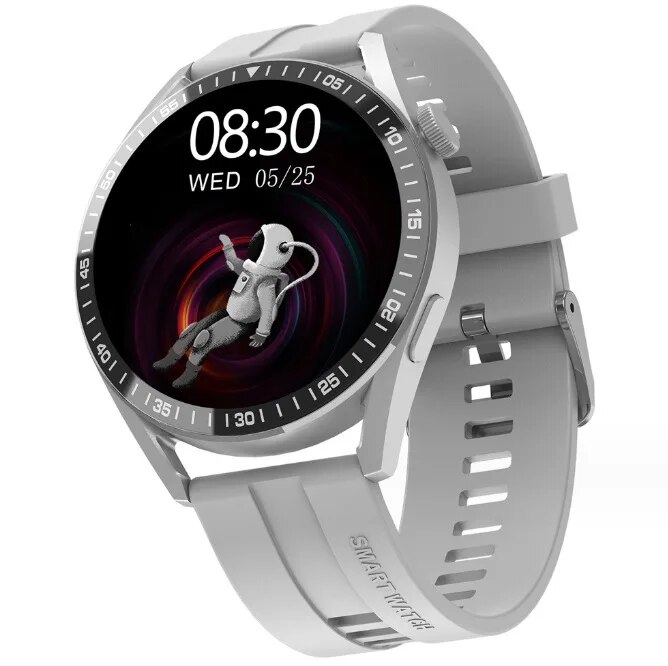 WH8 Smart Watch For Men 1.32 Round Screen Bluetooth Talk Heart Rate Monitor Music Playback Watch. 