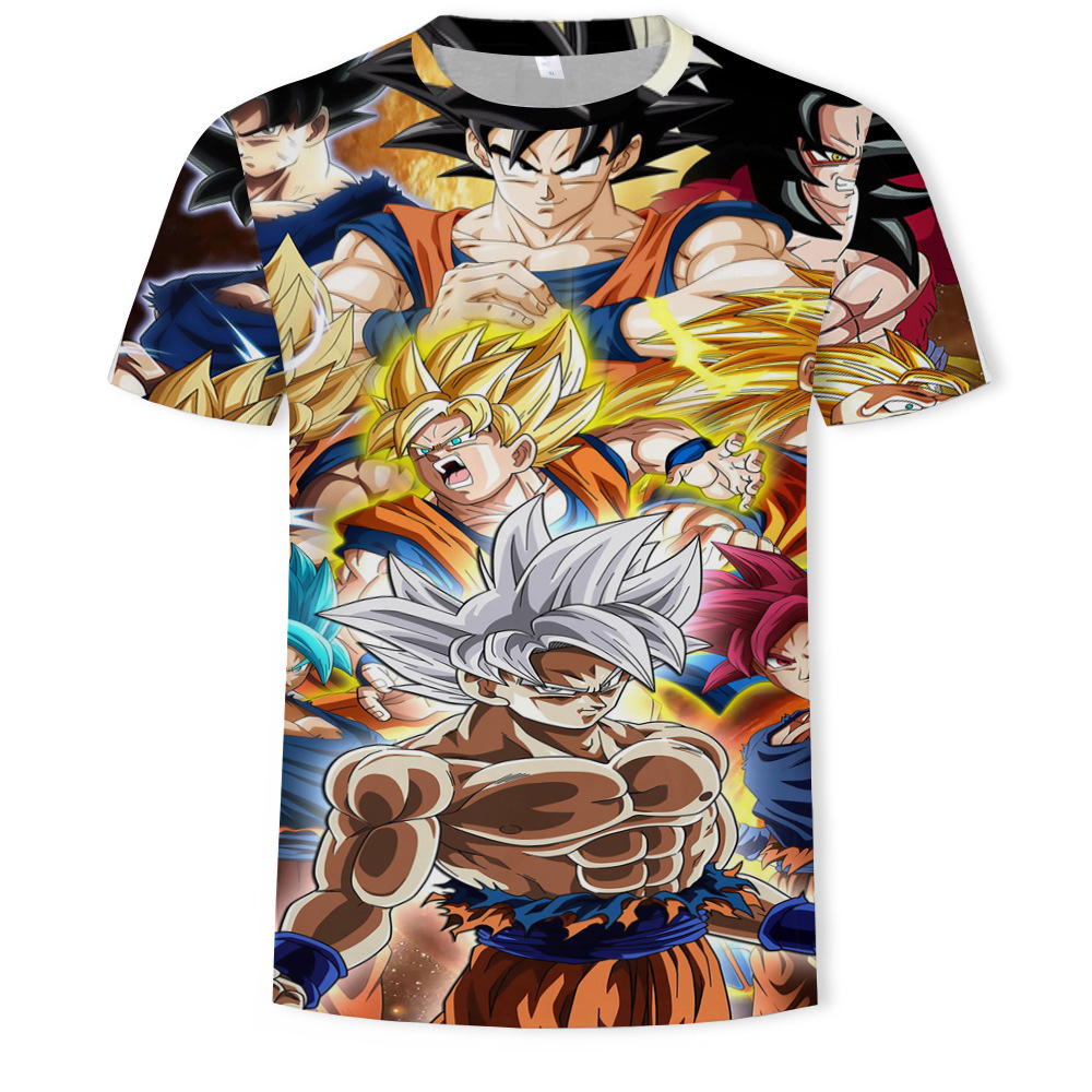 Ubuy Tee Shirt Homme Dragon Ball Dragon Ball Z Goku T-shirt Mens