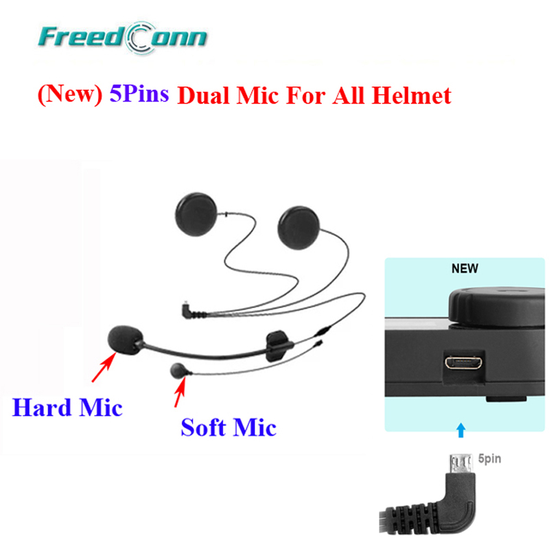 FreedConn R1 Pro R1-Plus Original Parts Motorcycle Intercom Helmet Soft Hard Microphone Headset Clamp Clip Bracket Accessories. 