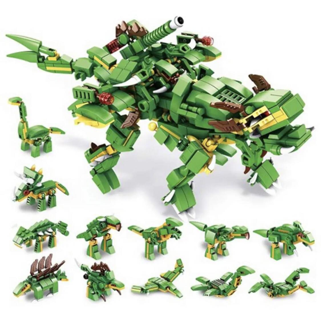 Dinosaur Building Toys for 12 in 1 Building Blocks Sets for Kids Compatible with Lego - Educational Toys Gifts. 