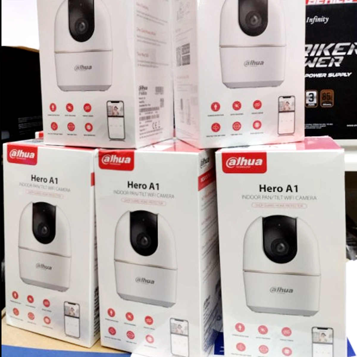 DAHUA  3MP HERO A1 Wi-Fi Pan & Tilt Wifi Network IP Camera - DH-H3AE White. 