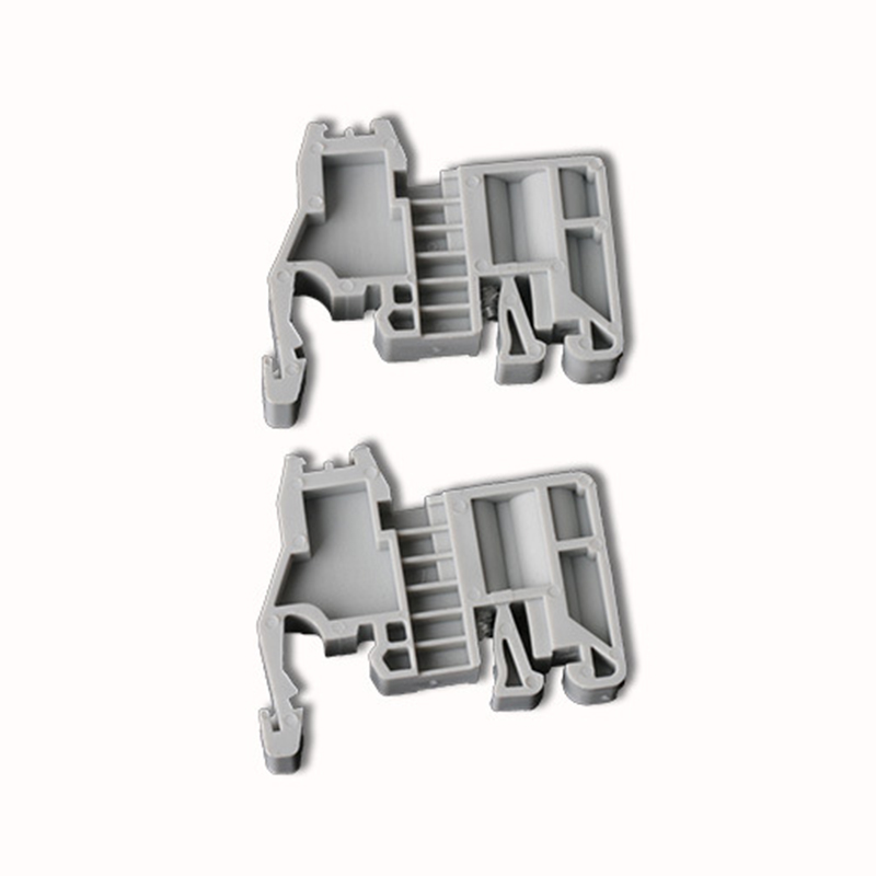 Durable E/Uk Din Rail Terminal Blocks End Stopper Bracket Grey,Terminal Block Connector(Pack Of 100). 