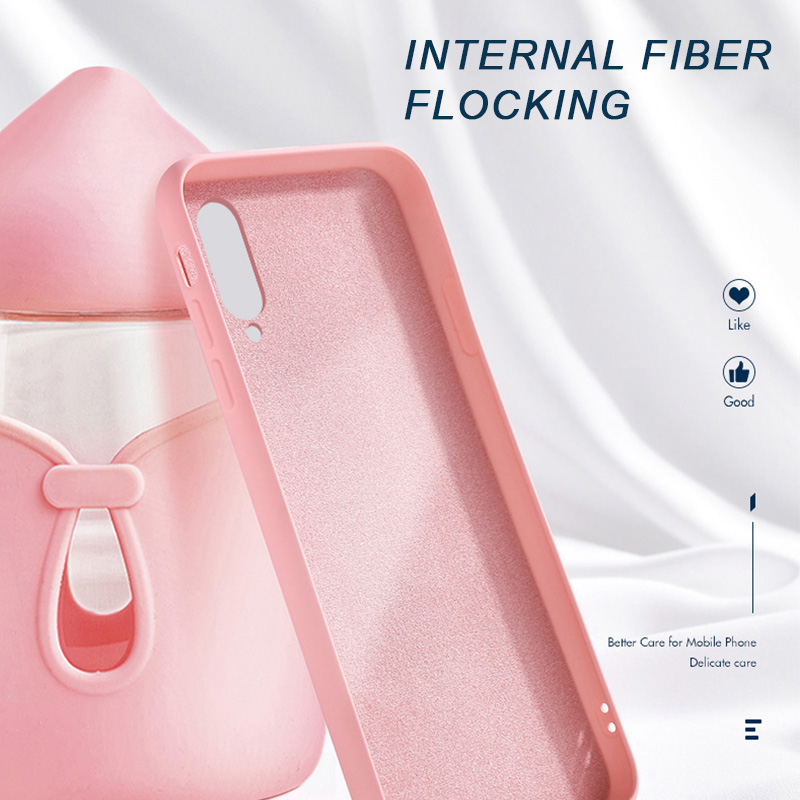 Tokifu XiaomiMi9 Casing The New Liquid Silicone Phone Case All-inclusive Shockproof Back Cover. 